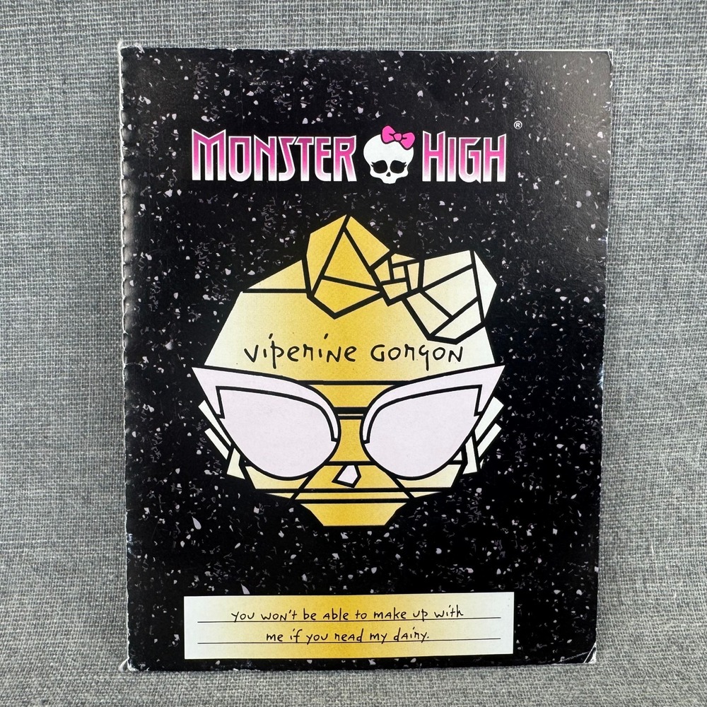 Monster High Viperine Gorgon Frights Camera Action Diary BDD85 2013 Mattel G1